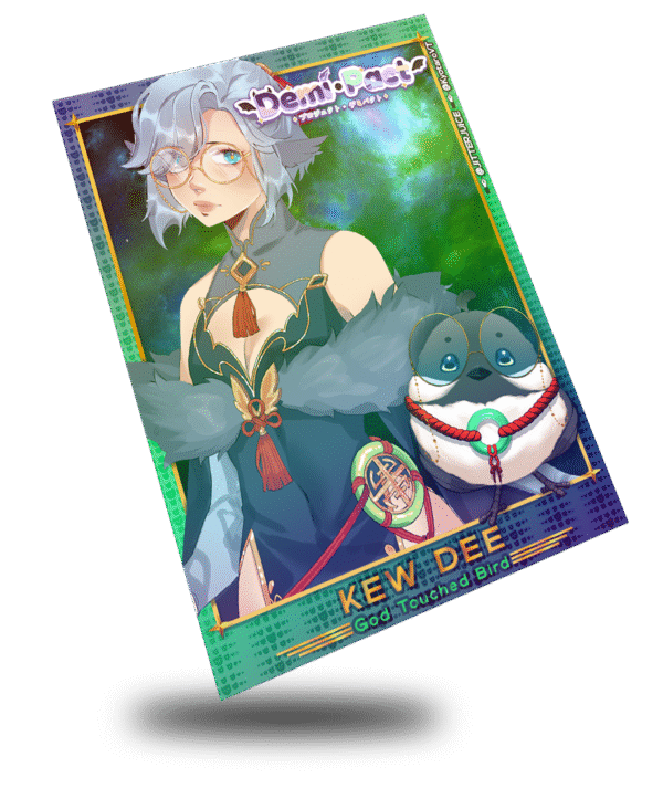 Kew Dee the Chickadee, Demipact Trading Card - Image 2