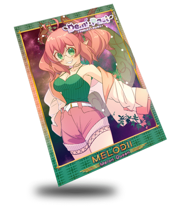 Sweet Melodii The Melon Queen, Demipact Trading Card - Image 2