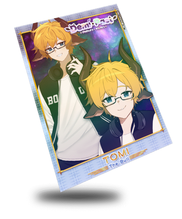 Tomi The Bull, Demipact Trading Card - Image 2