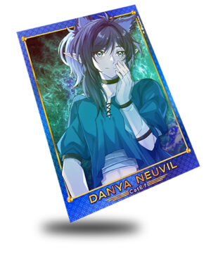 Danya Neuvil the Cat Elf, Trading Card
