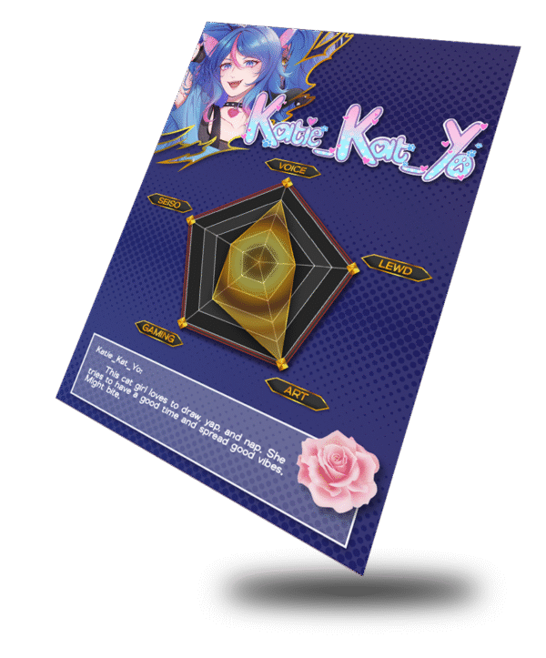 Katie Kat Yo Trading Card - Image 3