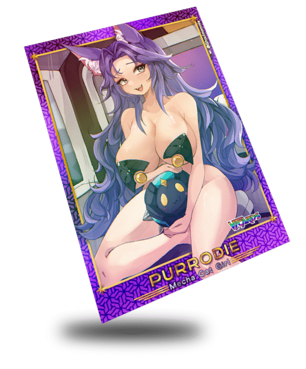 Purrodie The Mecha Cat Girl, Trading Card - Image 2