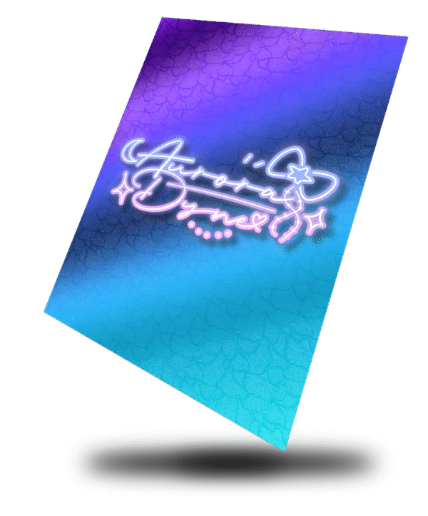 Aurora Dyne Galactic Goddess, Vtuber Trading Card - Image 3
