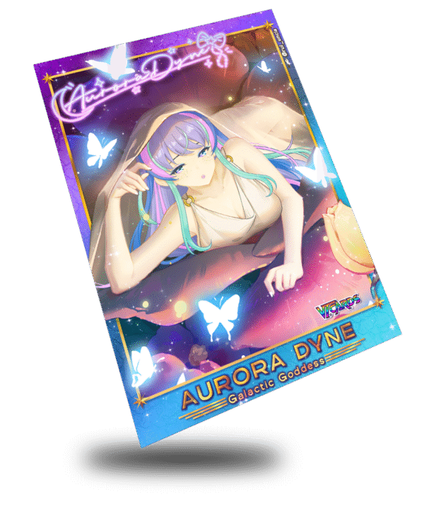 Aurora Dyne Galactic Goddess, Vtuber Trading Card - Image 2