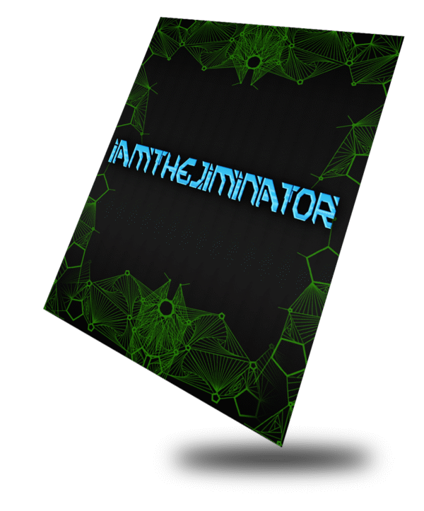 IamtheJiminator! Cyborg, Trading Card - Image 3