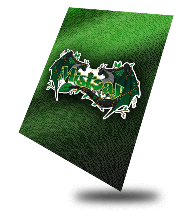 Misteay The Elven Nature Dragon, Vtuber Trading Card - Image 3