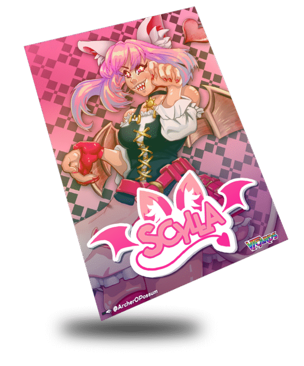 Scyllamonroll Vamptuber, Trading Card - Image 2