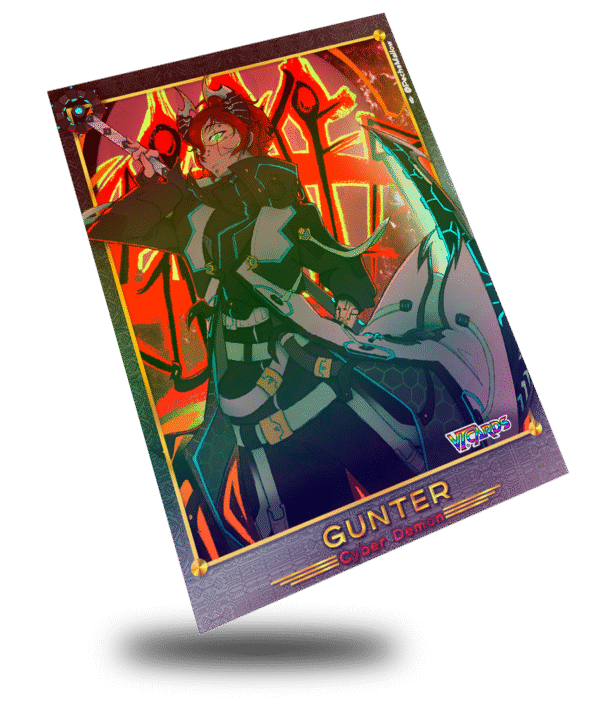 Gunter Cyber Demon, Vtuber Trading Card - Image 2