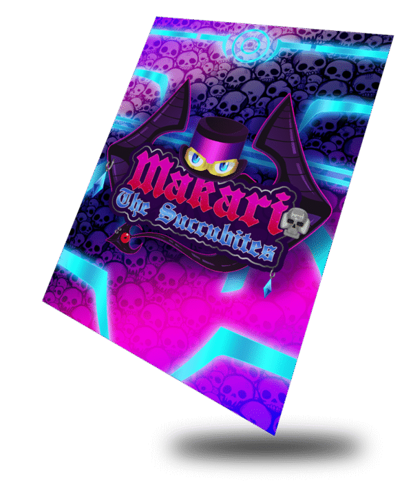 Makari Succubus Bitch, Vtuber Trading Card - Image 3
