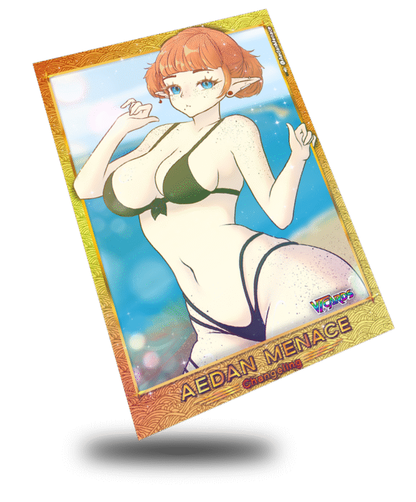 Aedan Menace Changeling, Vtuber Trading Card - Image 2