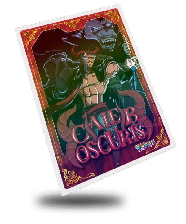 Caleb Oscuris Regal, Vtuber Trading Card - Image 2