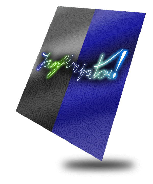 IamtheJiminator Dj Cyborg, Vtuber Trading Card - Image 3
