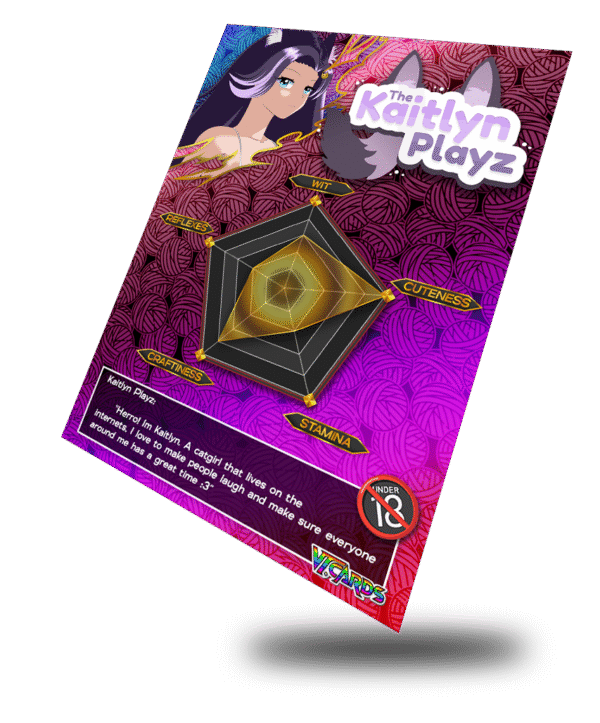 Kaitlyn Playz, Vtuber Trading Card - Image 3