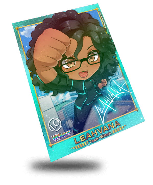 Leahvana Chibi, Vtuber Trading Card - Image 2