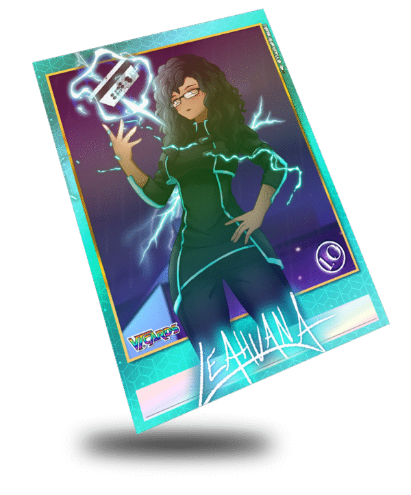 Leahvana Tech-Witch, Vtuber Trading Card - Image 2