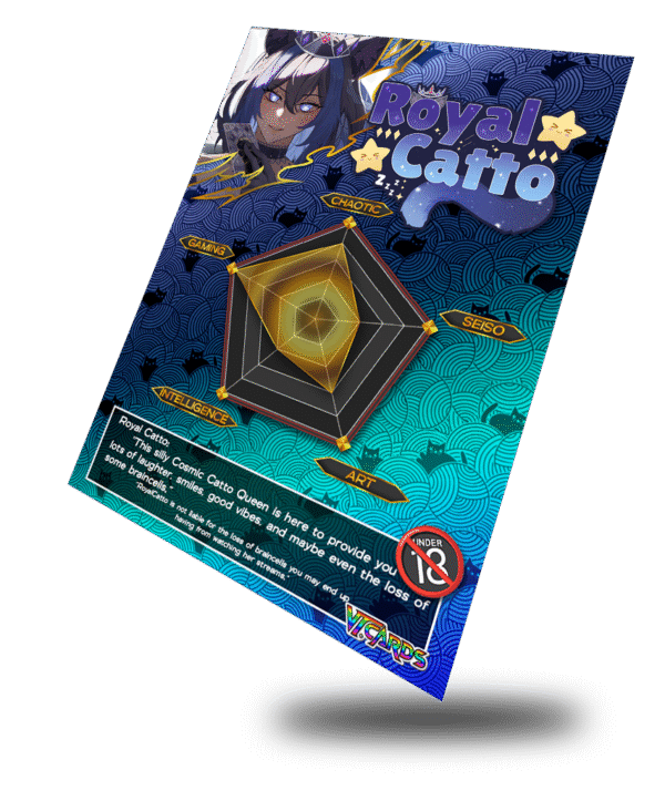 Royal Catto, Vtuber Trading Card - Image 3
