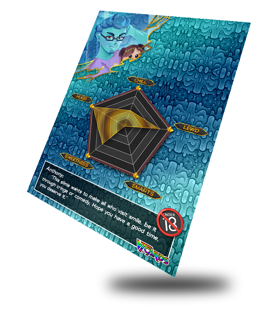 Anthony Slime Boi, Vtuber Trading Card - Image 3