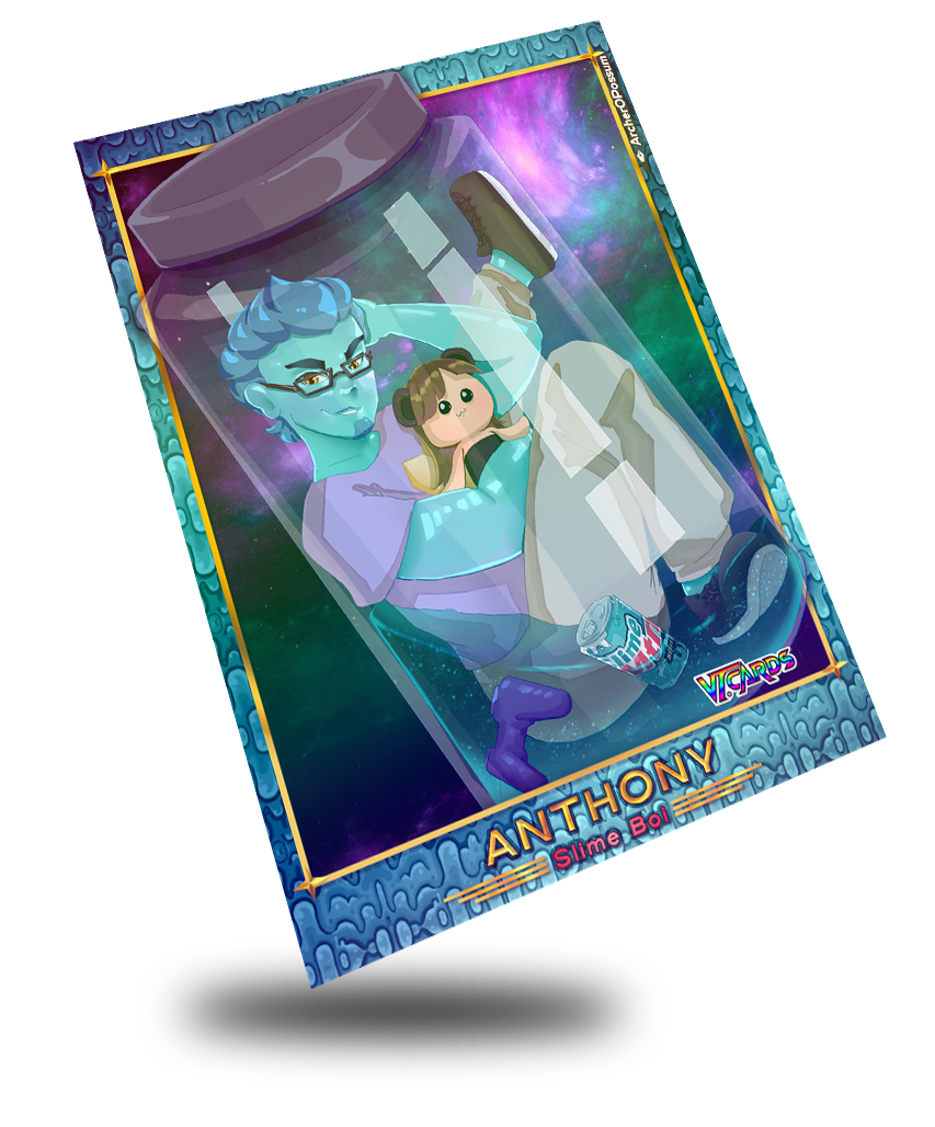 Anthony Slime Boi, Vtuber Trading Card - Image 2