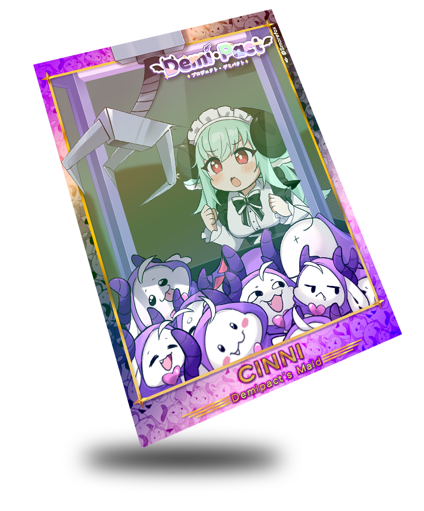 Cinni Demipact's Maid, Demipact Trading Card - Image 2