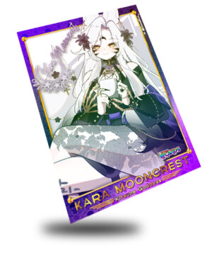 Kara Mooncrest Kitsune Goddess, Vtuber Trading Card