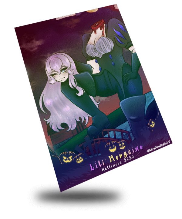 Halloween 2025 Lili Morgaine, Headless Horsemen Combined Art Card - Image 2