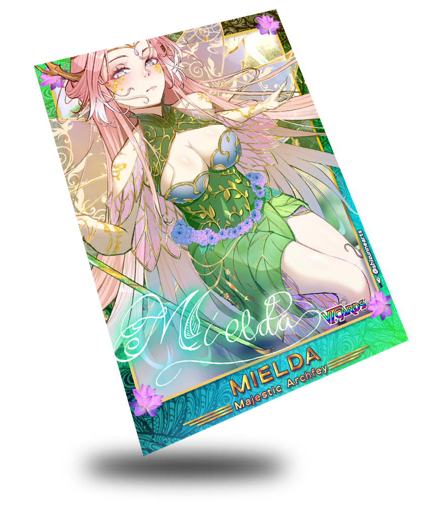Mielda Archfey, Vtuber Trading card - Image 2
