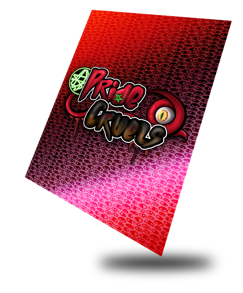 Pride Cruels Red Eldritch Princess, Vtuber Trading Card - Image 3