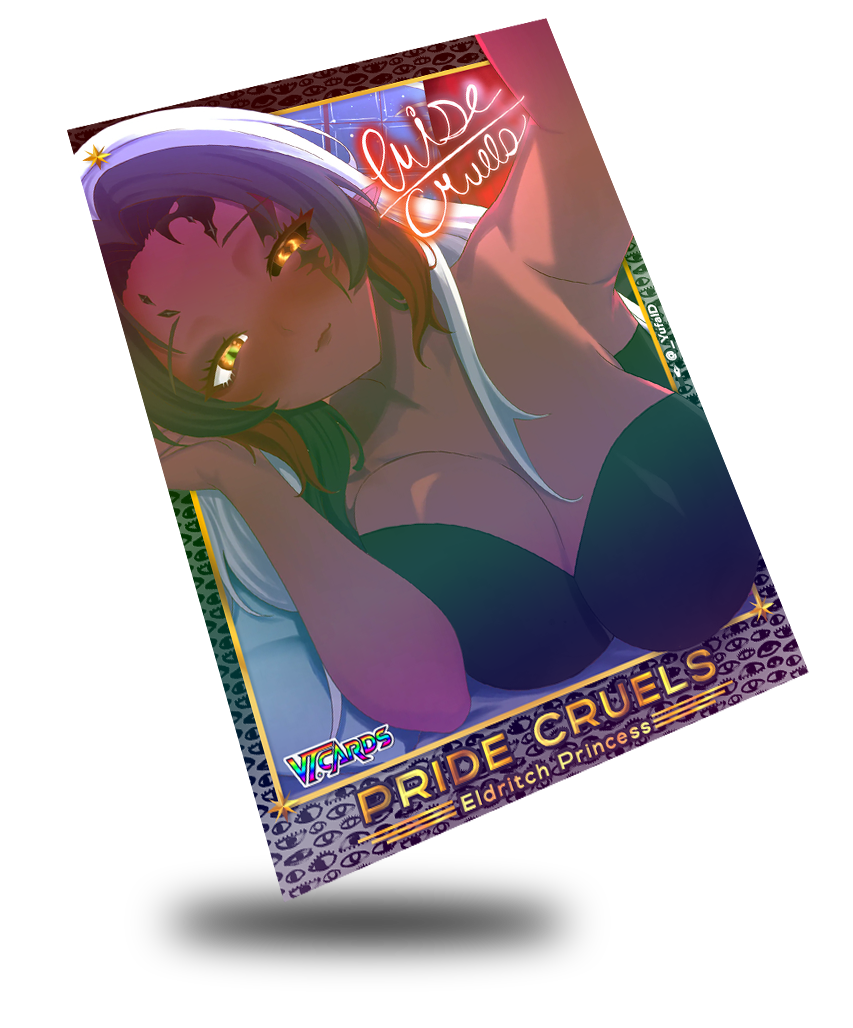 Pride Cruels Black Eldritch Princess, Vtuber Trading Card - Image 2
