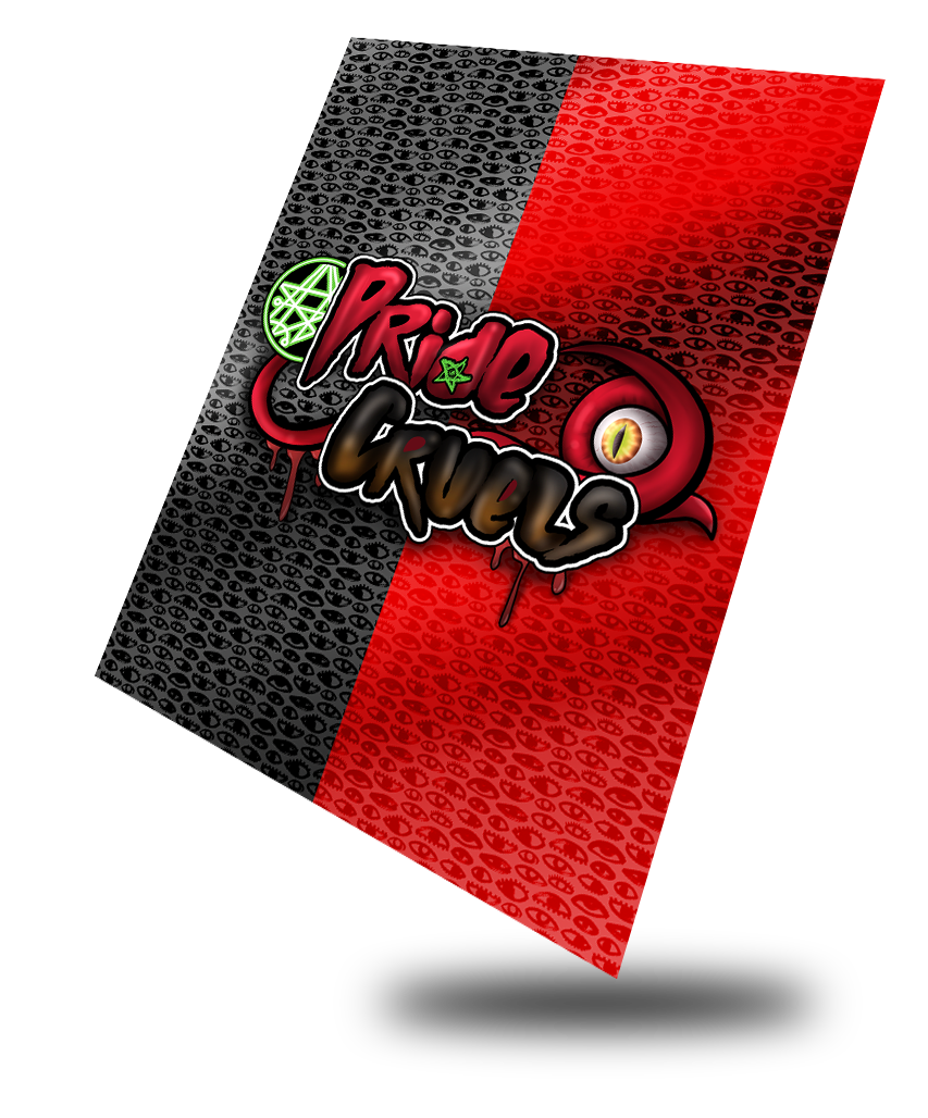 Pride Cruels Eldritch Princess Black&Red, Vtuber Trading Card - Image 3