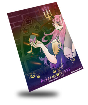 Halloween 2025 PegasusWitchVT, Vampire Combined Art Card