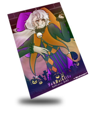 Halloween 2025 YaBoiElite, Jester Combined Art Card