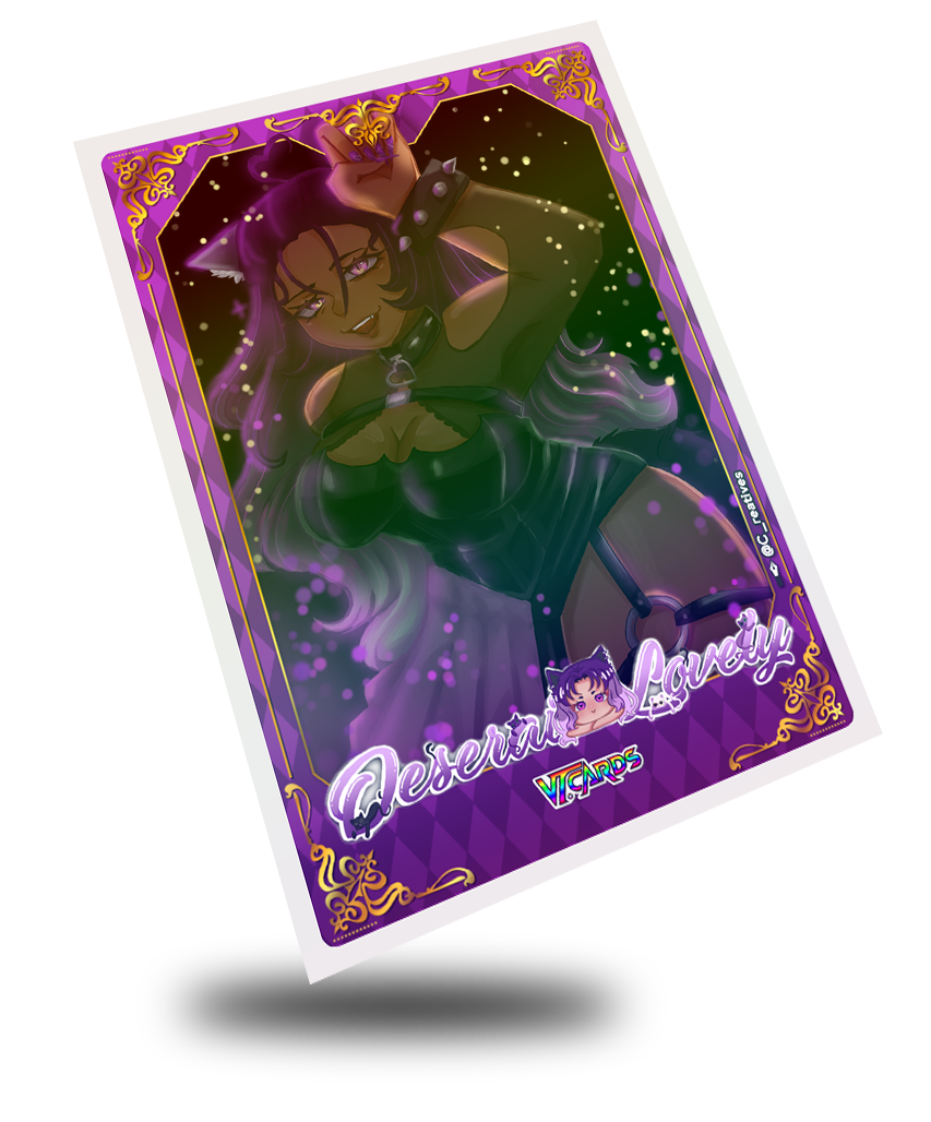 Deserai Lovely, Vtuber Trading Card - Image 2