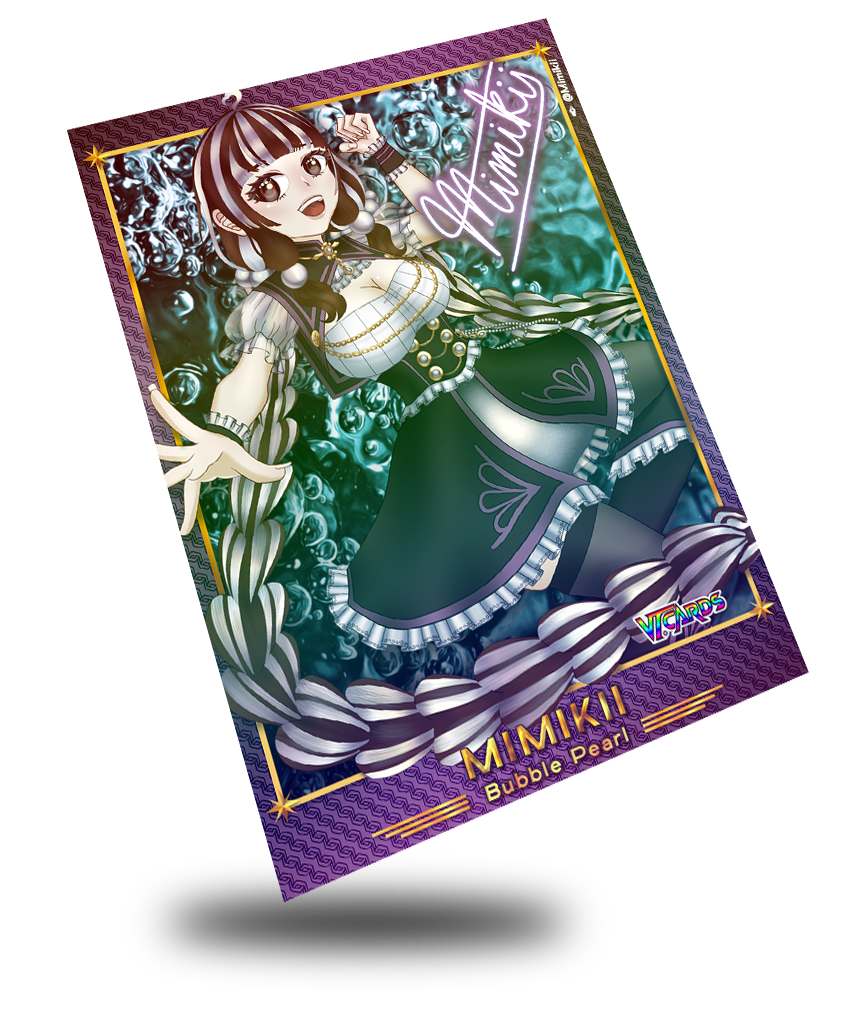 Mimikii Idol Signature, Vtuber Trading Card - Image 2