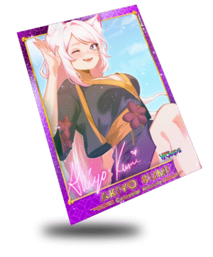 Akiyo Kumi Idol, Vtuber Trading Card