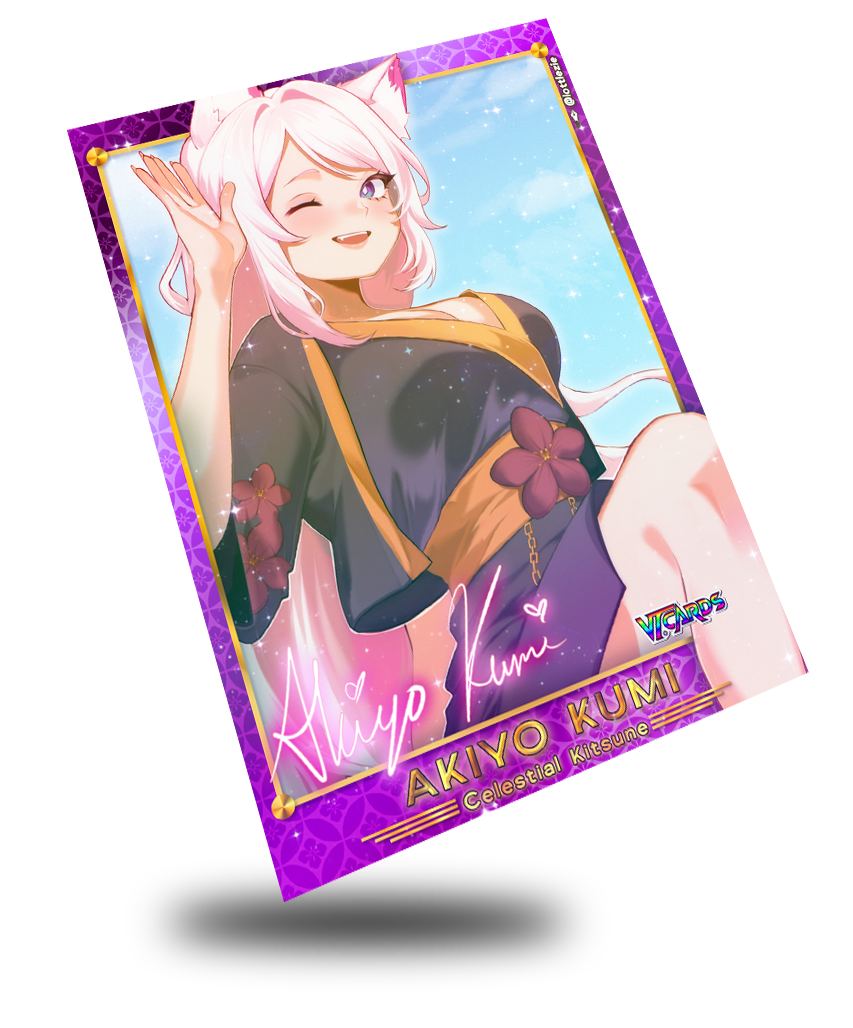 Akiyo Kumi Idol, Vtuber Trading Card