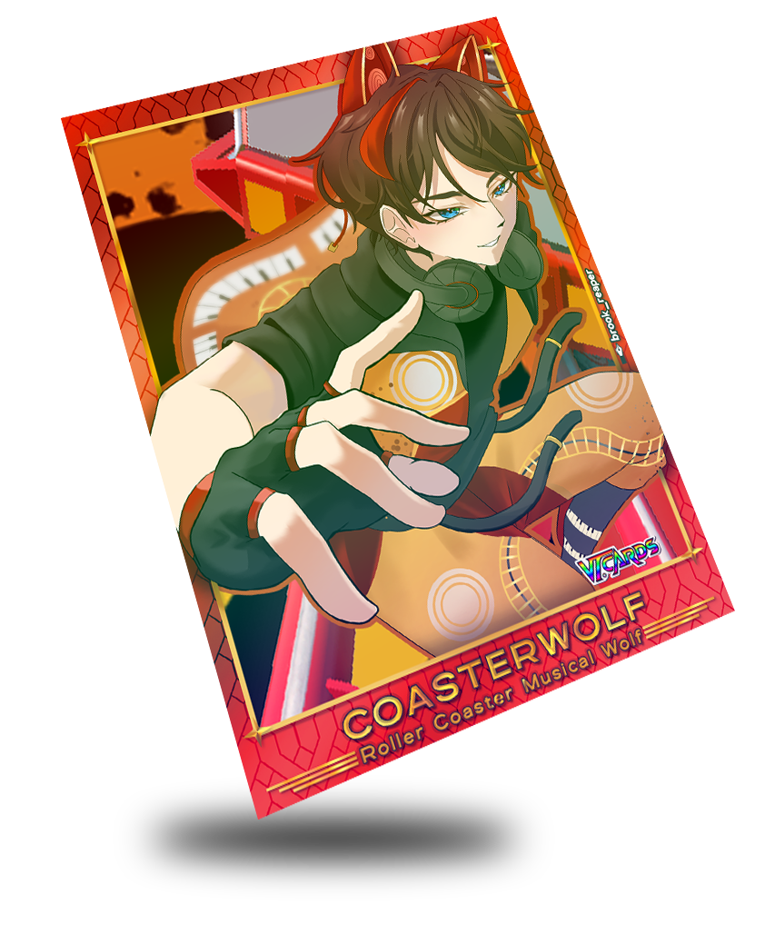 CoasterWolfVT, Vtuber Trading Card