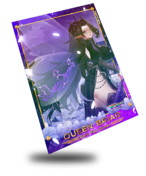 Queen Briar Dark Fae Queen, Vtuber Trading Card