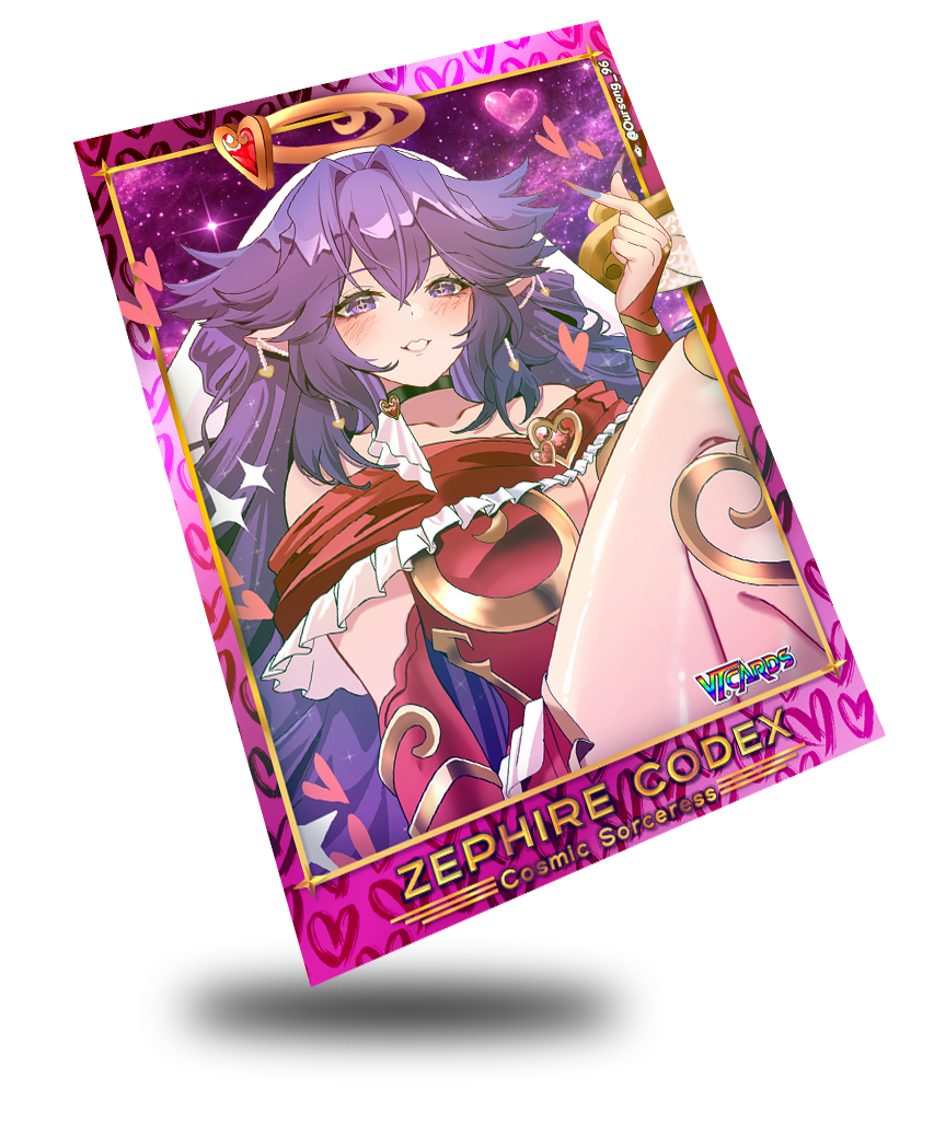 Zephire Codex Valentines 2026, Vtuber Trading Card