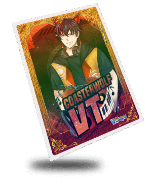 Coaster Wolf Regal, Vtuber Trading Card
