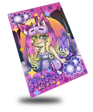 AkiiFae Chibi Style, Vtuber Trading Card
