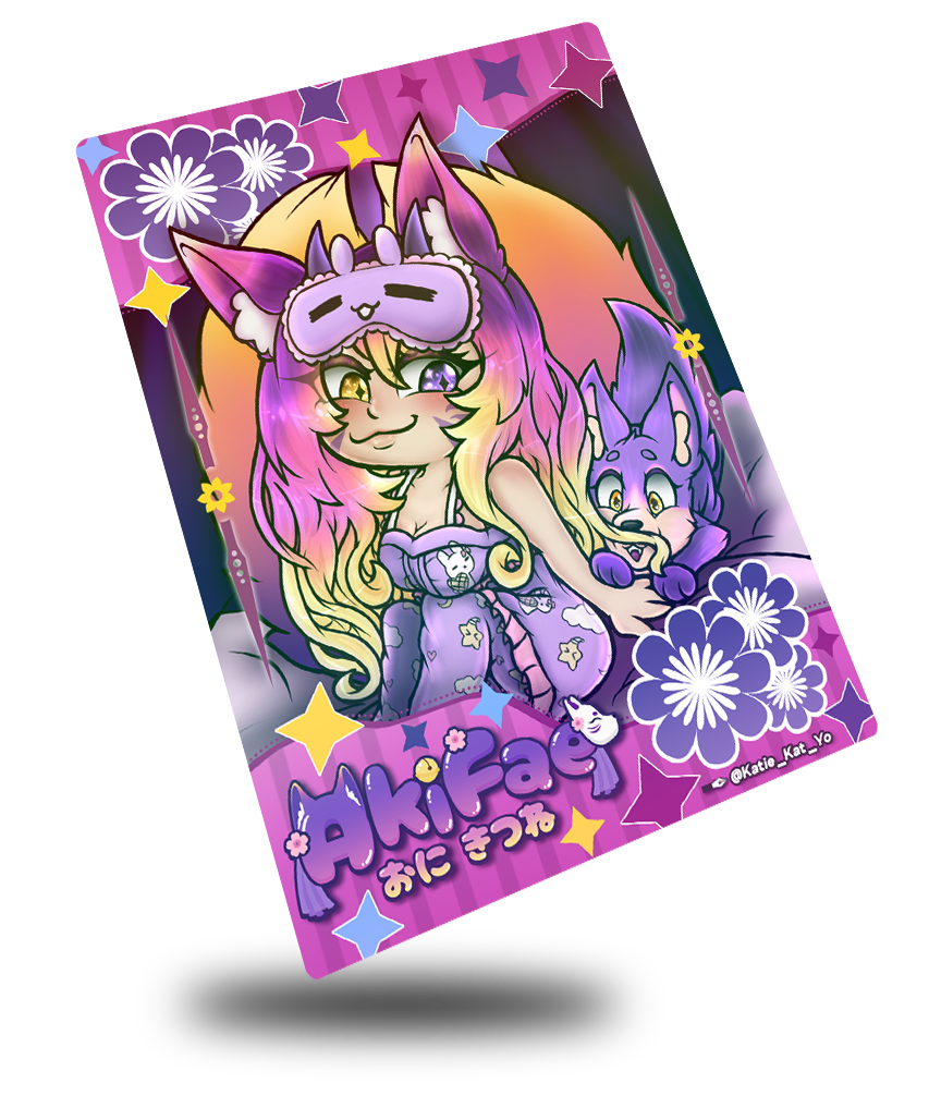 AkiiFae Chibi Style, Vtuber Trading Card