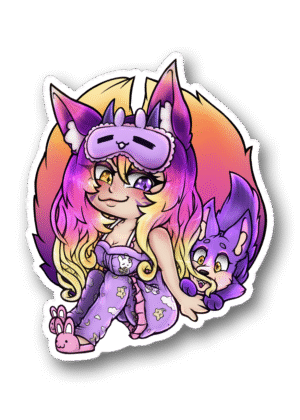 AkiiFae Chibi Style, Vtuber Sticker