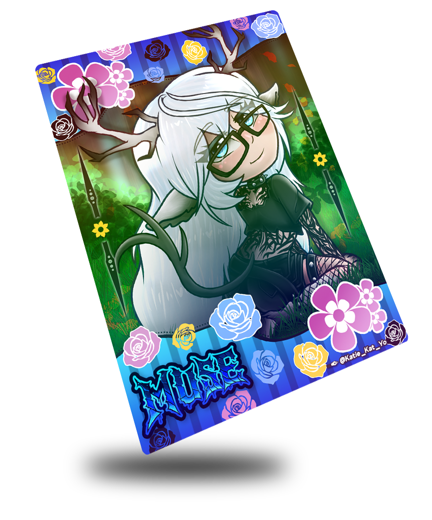 Muse Mallow Chibi Style, Vtuber Trading Card