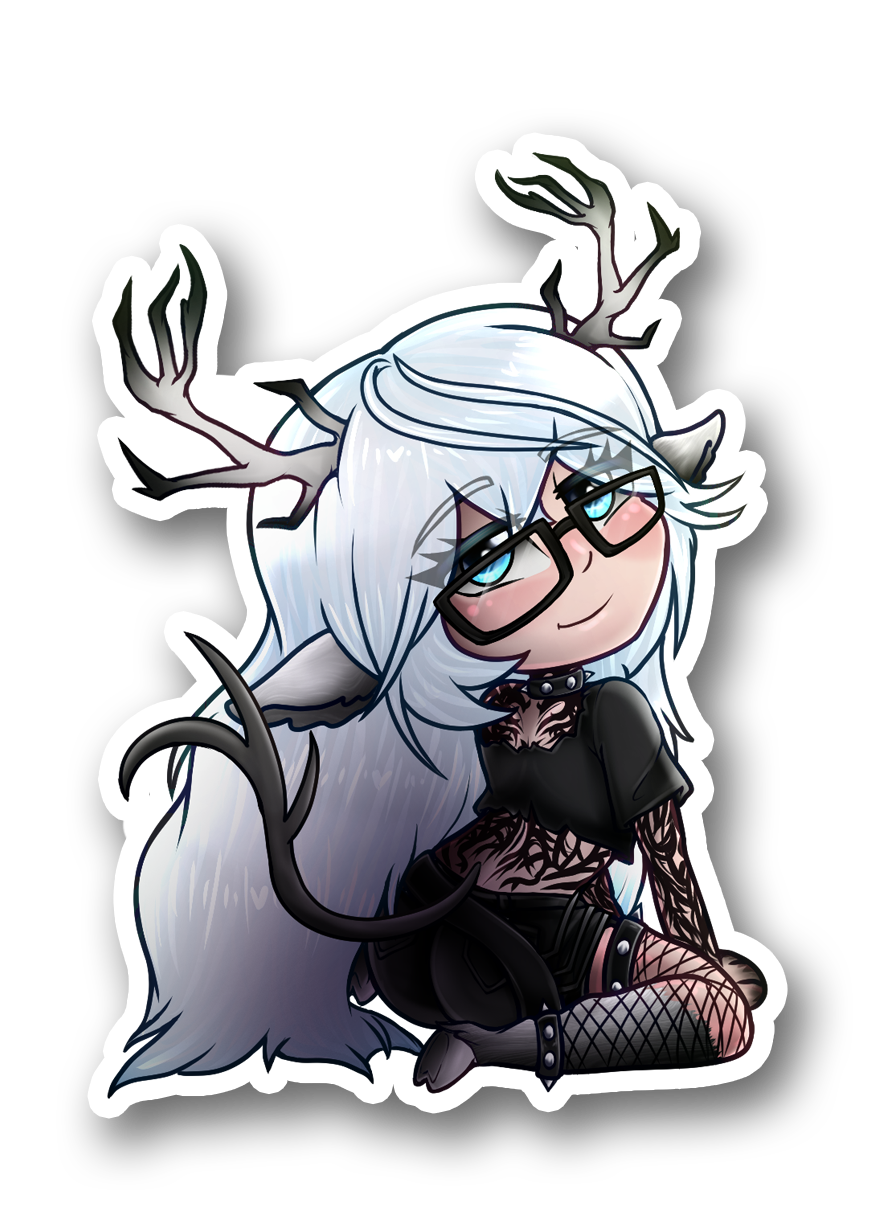 Muse Mallow Chibi Style, Vtuber Sticker