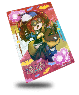 Zombie Pandemic Chibi Style, Vtuber Trading Card