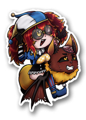 ZombiePandemic Chibi Style, Vtuber Sticker