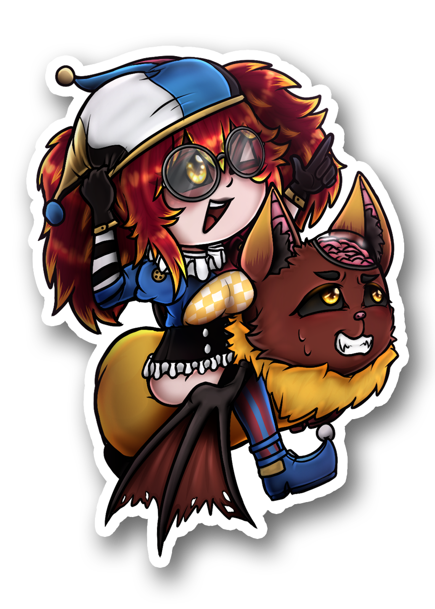 ZombiePandemic Chibi Style, Vtuber Sticker