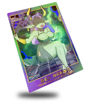 Bex Brews Your Local Witch, Vtuber Trading Card