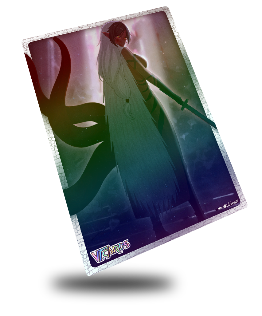 Pride Cruels Art Showcase Sword, Vtuber Trading Card