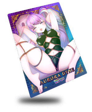 Aurora Dyne Stripped Down Regal, Vtuber Trading Card